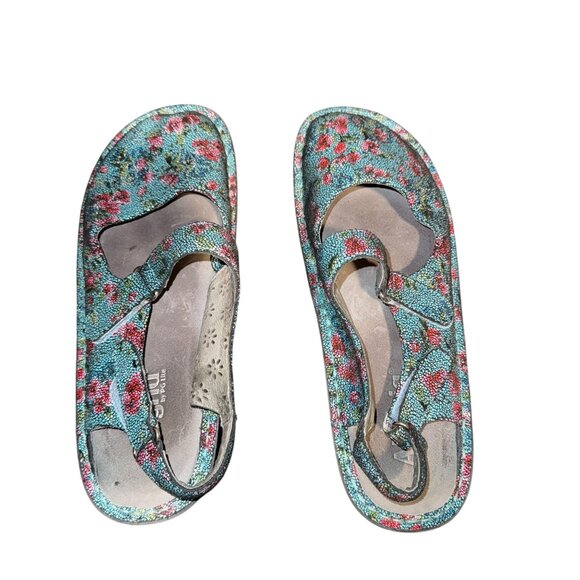 Alegria Jemma Mary Jane Clogs Womens Shoes 41 10.5 11 Mosaic Floral Nursing - Picture 8 of 10